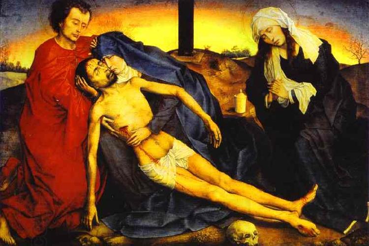 Rogier van der Weyden Lamentation of Christ e oil painting picture